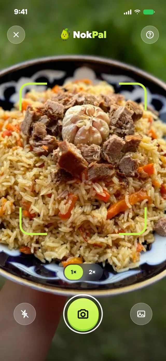 NokPal: ovqatni suratga olish uchun kamera